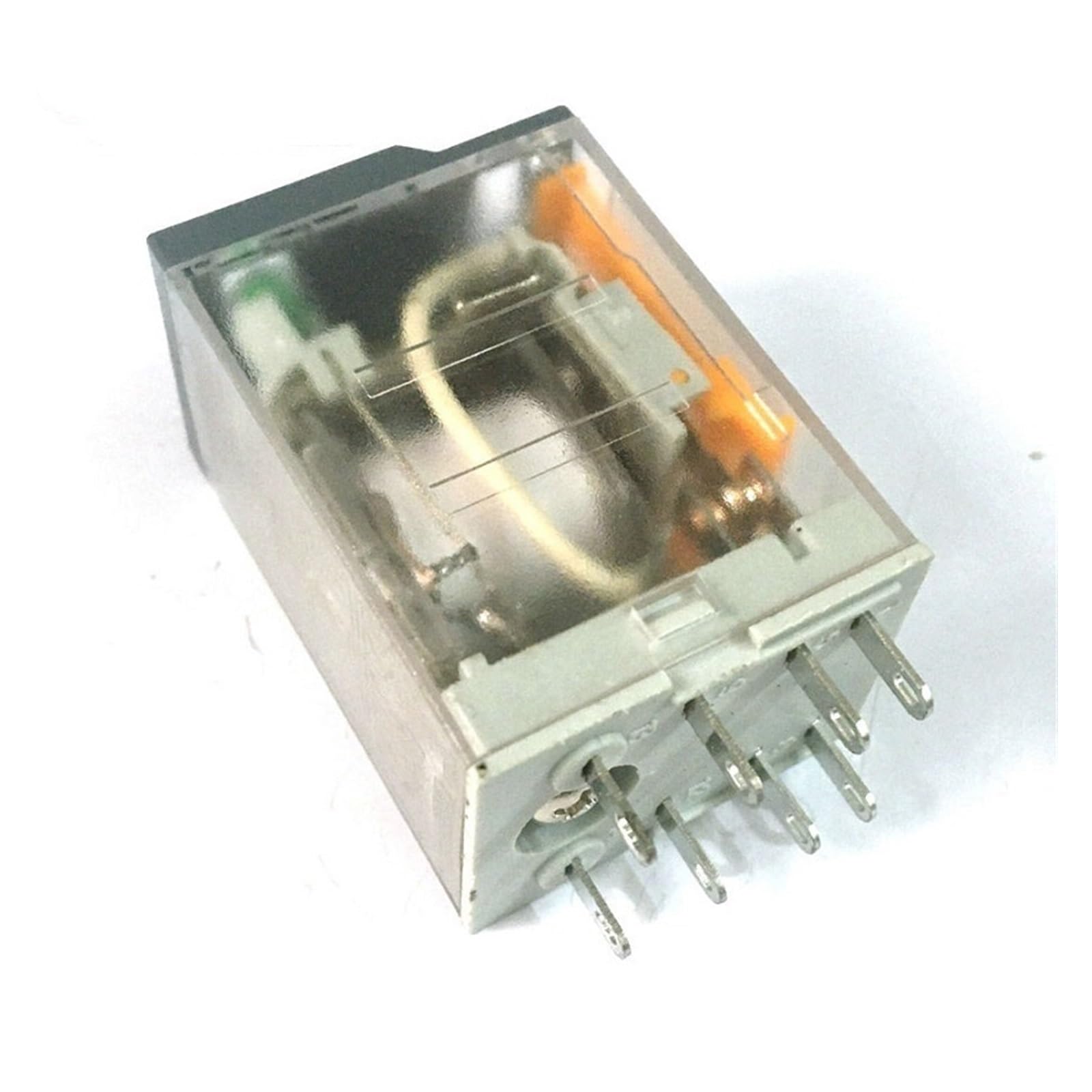 WBBAYDRFR ElectricalMiniature Plug-in Relay with LED RXM2A 2CO 12A 12 VDC-110 VDC 24 VAC-230 VAC Solenoid(RXM2AB2B7 24AC)