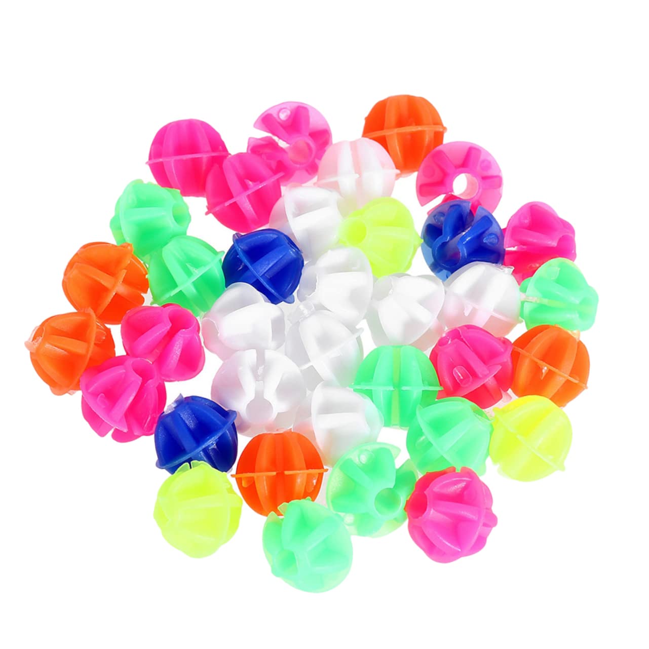 Milisten 108 Pack Bike Wheel Beads Luminous Wire Beads Round Bike Decorations Accessories
