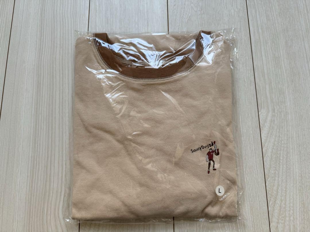 Saucy Dog ポイント刺繍 リンガーロングTシャツ 商品詳細ページ | Saucy Dog Online Shop | ポイント刺繍