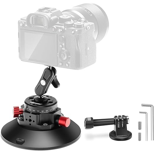 Neewer 6 Camera Suction Mount