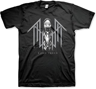 Sleep Token Men's Totem Black & White Logo T-Shirt Black | Officially Licensed Merchandise