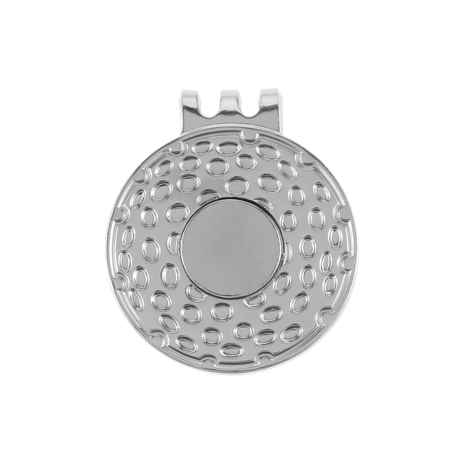Golfballmarker 20Pcs Silber Golf Hut Clip Korrosion-beständig Magnetische Cap Clips Marker Legierung Putting Green Zubehör 25mm