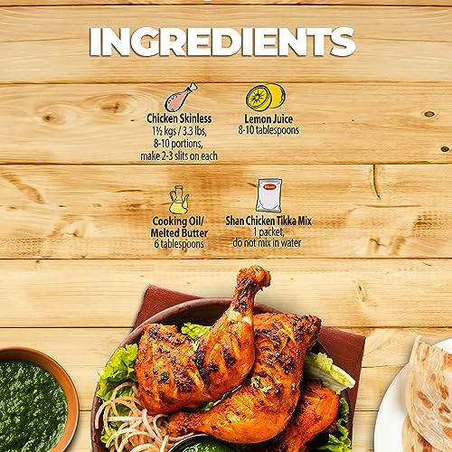 Shan - Chicken Tikka Seasoning Mix (50g) - Seasoning Packets for Tikka Masala (Pack of 4) - Thumbnail 3