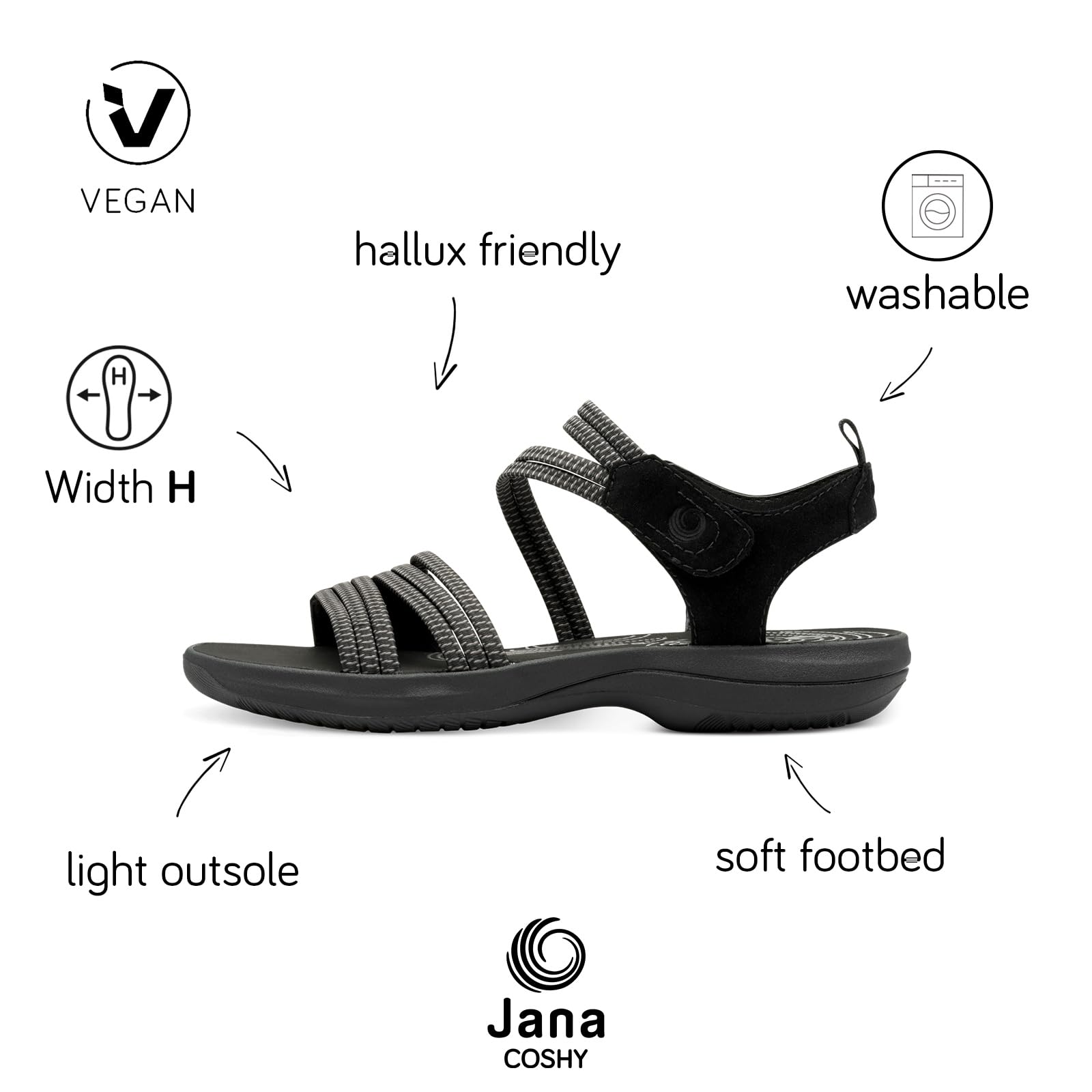 Jana Kobiety 8-28761-44sandały.