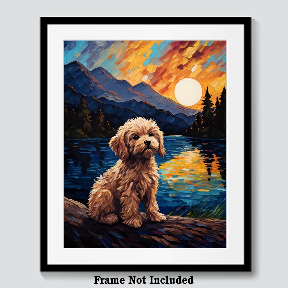 Amazon.com: Bestbuddy Pet 11X14 Unframed Starry Night Inspired