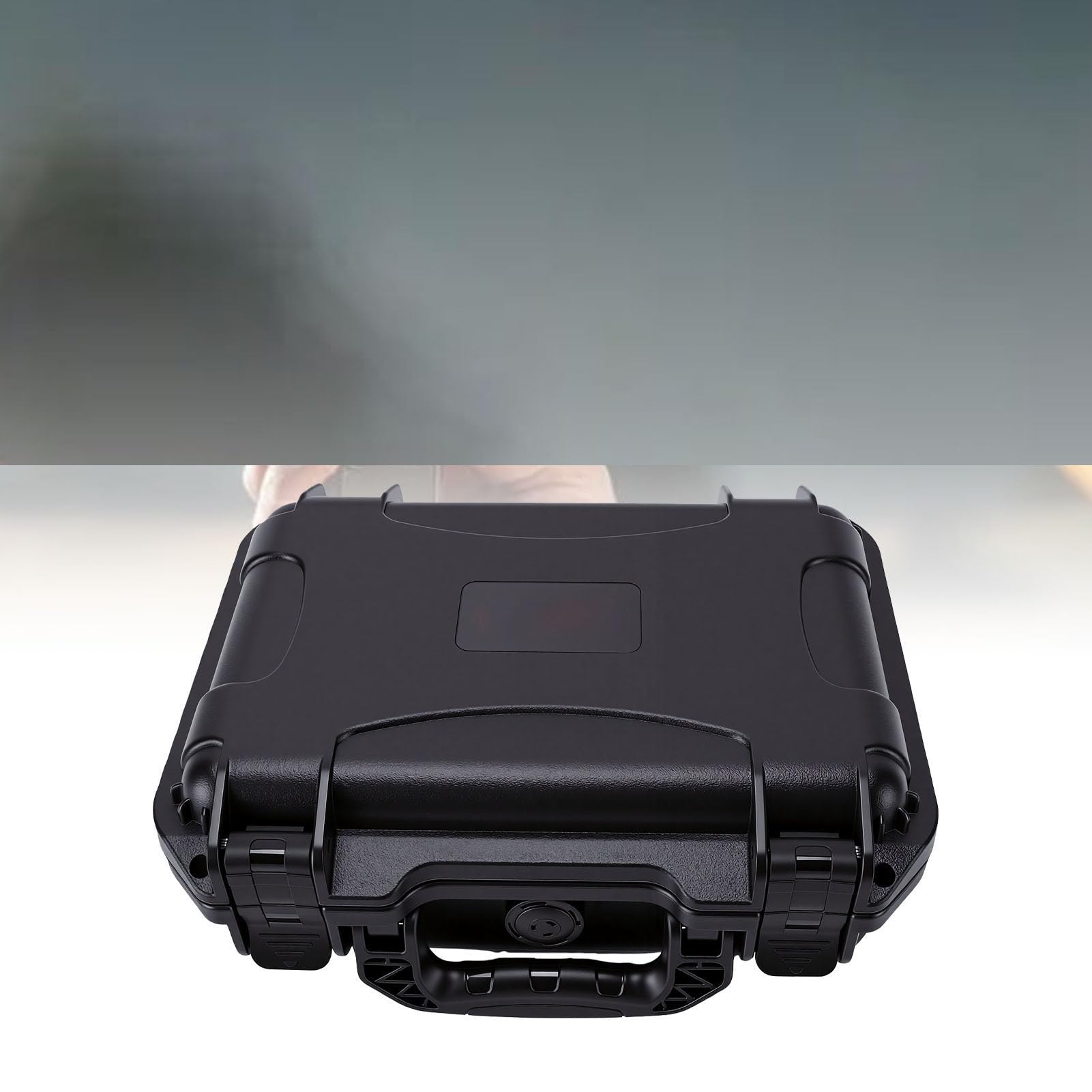 Custodia Rigida per Fotocamera, Custodia Protettiva Impermeabile con 2 Scomparti e Divisori Regolabili, per Fotocamera 4 e Accessori