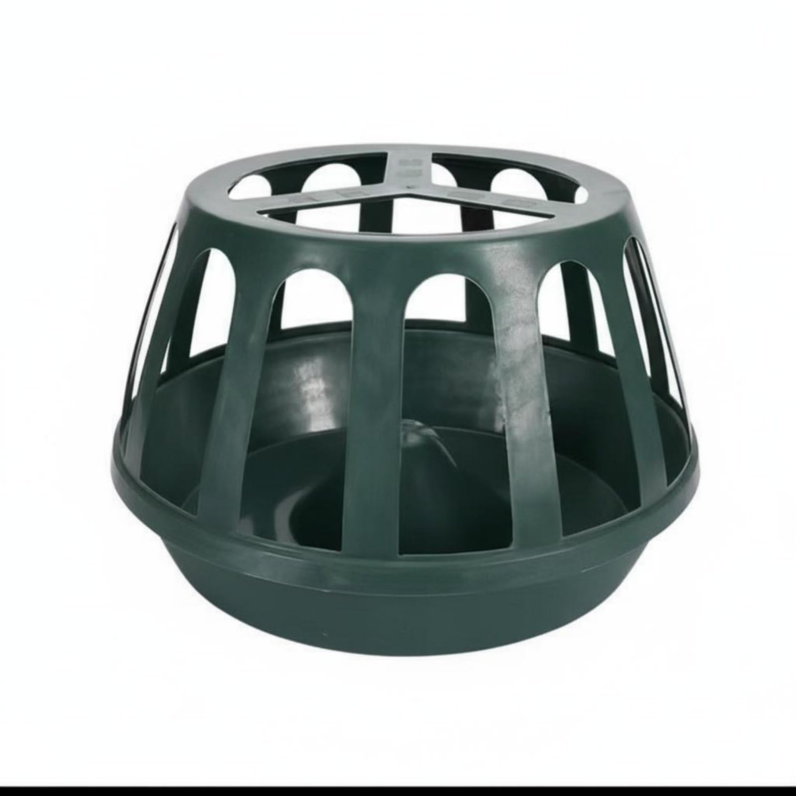 KESOTO para Aves Corral con Individuales Antisperdicio Plastico Resistente para Gallinas y Gansos Acuado para Uso en Granja y Corral Domestico, 40 Cm