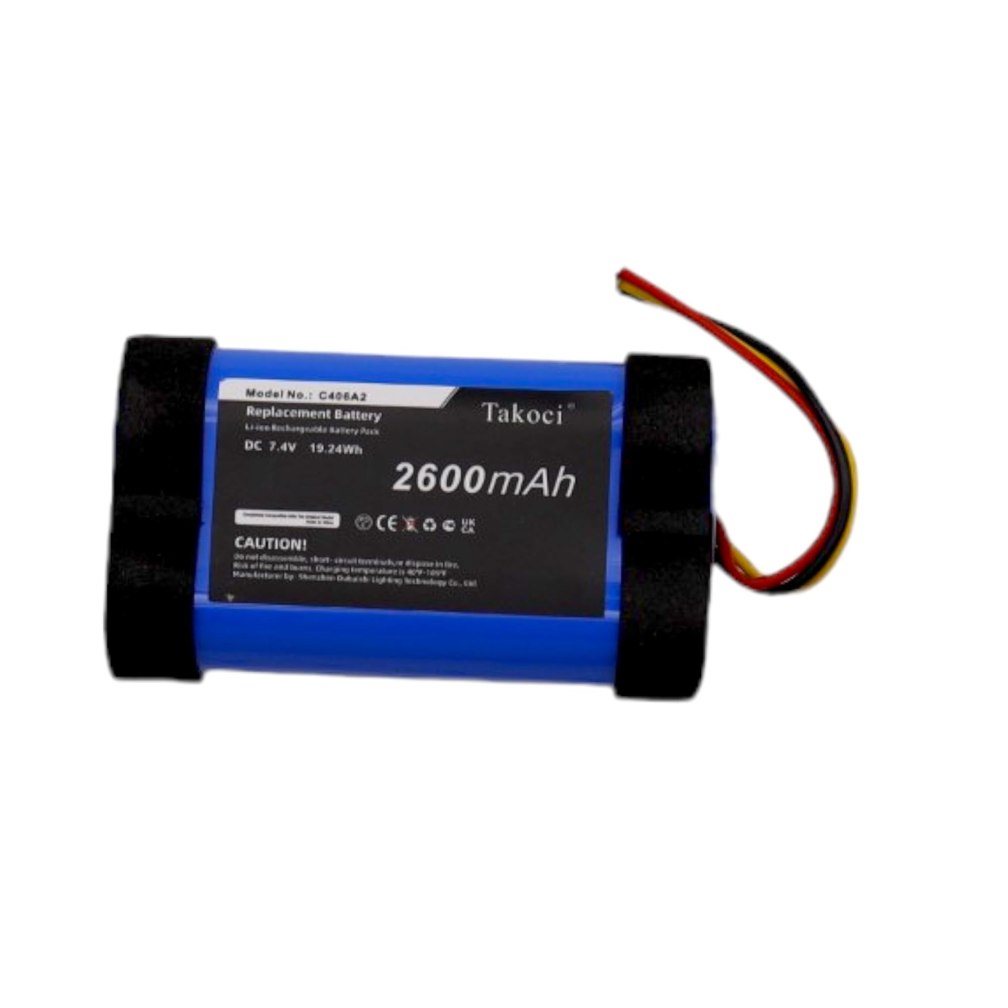 TAWUZUOR Replacement Battery Compatible with 1001908, 1005696, Emberton, Emberton BT 7.4V/2600mAh