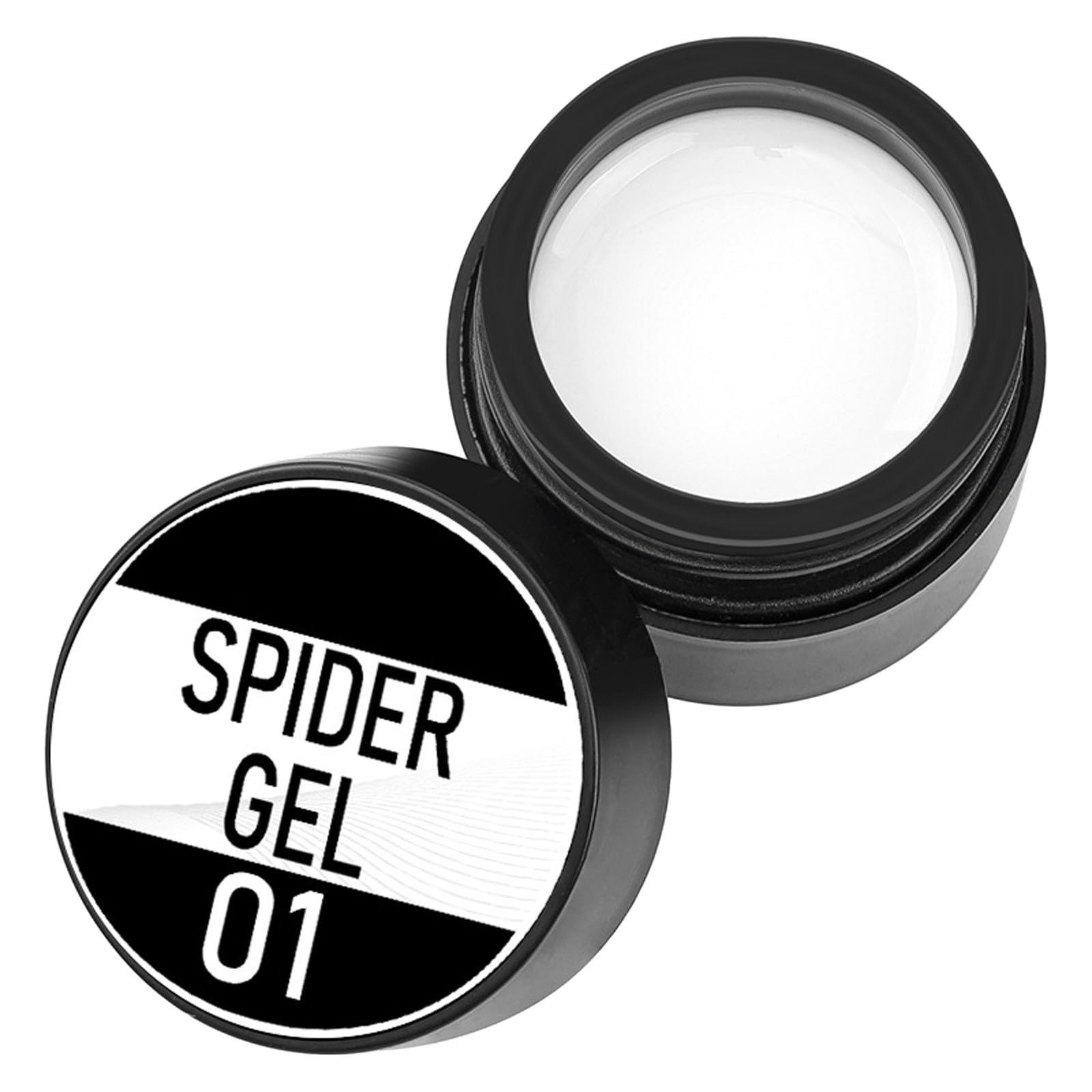 Nails Chip Stretch Drawing Nail Polish Glue Carved Painting Painted Drawing Thread Drawing Sericin Nail Polish Glue (White, One Size)