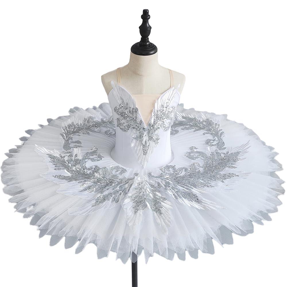Masif Nuevo Ballet Performance Costume Niñas Stretch Breathable Short Skirt Vestido de Fiesta de Bailarina Mujeres Niños Ballet Dance Costume