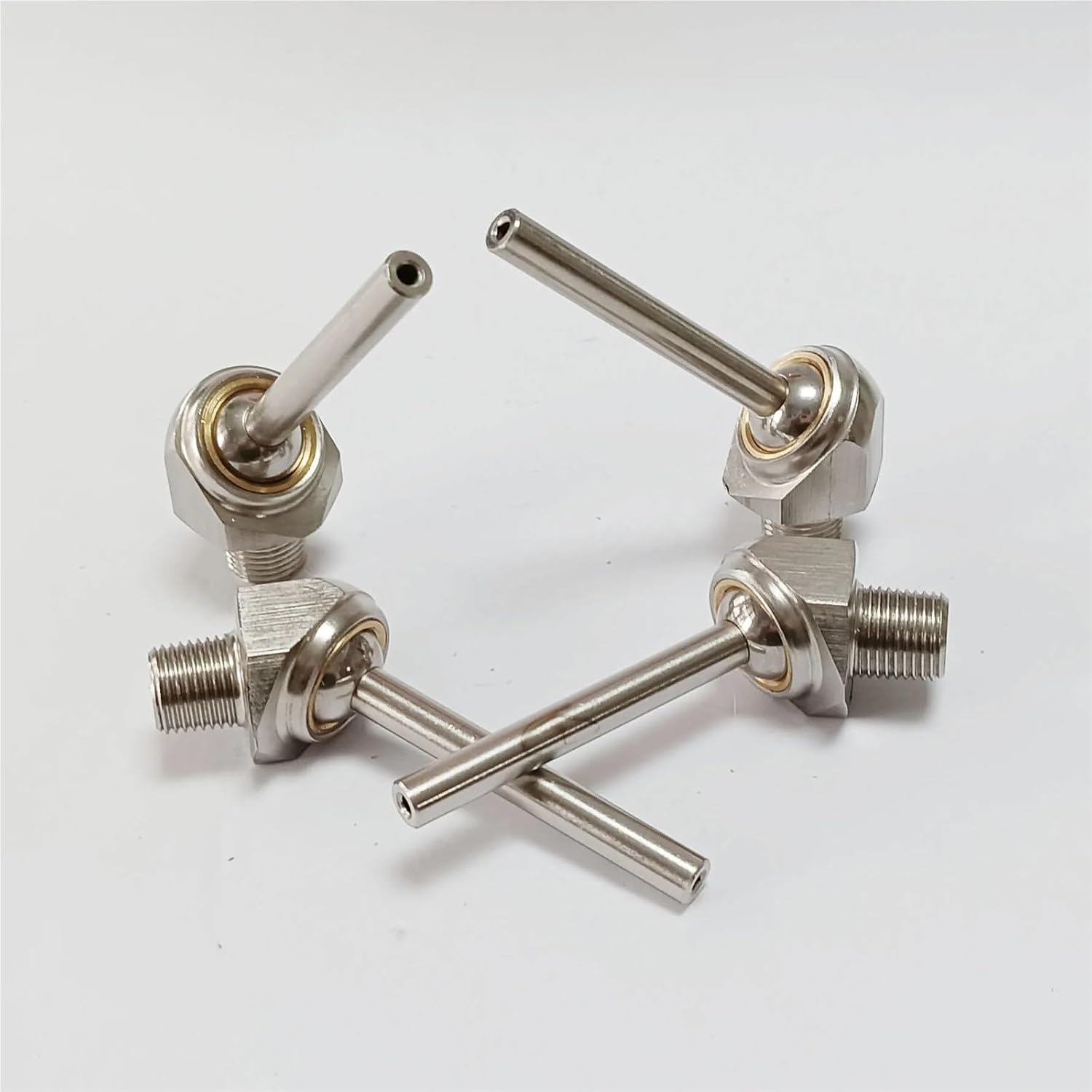 1pc "Stainless Steel SS304 CNC Lathe Tool Tower Spray Water Cooling Adjustable High Pressure Coolant Nozzle(OD 5mm ID 3mm,L 60MM_3/8")