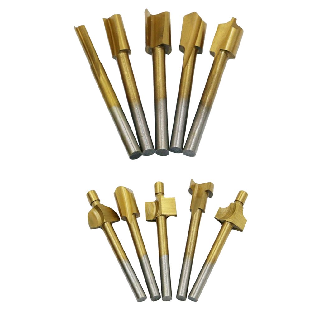 ANGELDEAL 10 Pieces of Wood Sculpture Bit Rasps Bit Chisel Graver Tool