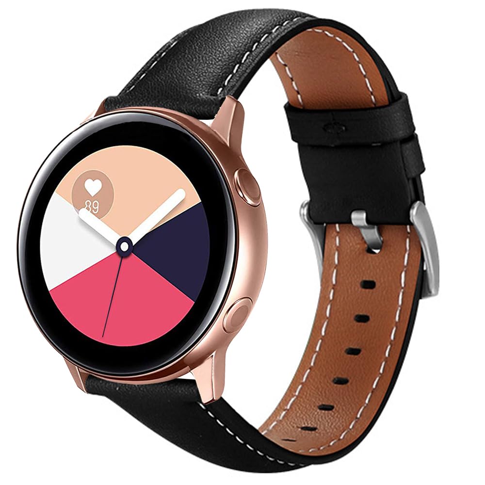 Cuero Correa para Amazfit Bip 6/5 Unity/Stratos 3/2/2S/Pace, 22mm Deporte Brazalete Pulsera de Repuesto para Amazfit GTR 4/3/3 Pro/2/Balance 46mm/Balance 2/Helio/Active Max