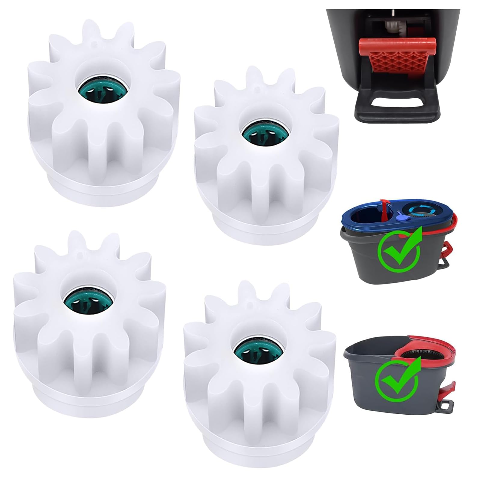 Snapklik Spin Mop Bucket Gear Easy Mop Pedal Broom Bearing Gears