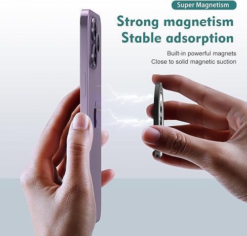 Miniatura 3 de Soporte magnético de anillo de teléfono para MagSafe - Soporte magnético de JCHIEN para teléfono compatible con iPhone 15, 14, 13, 12 ProPro