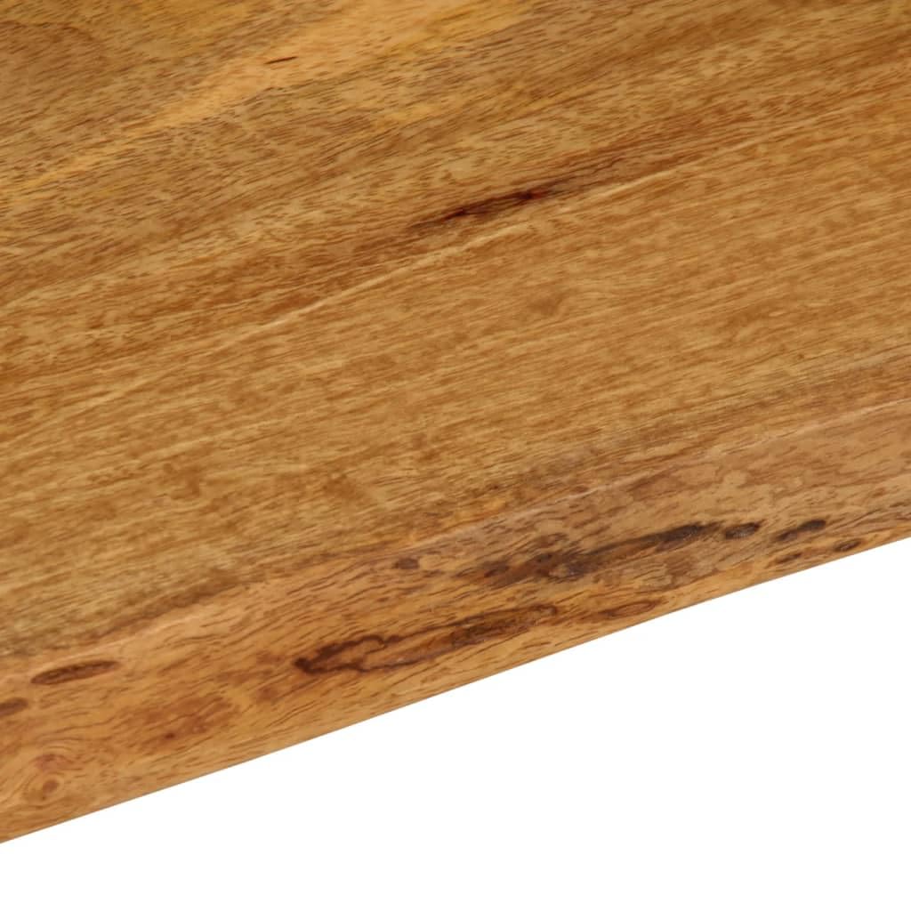 Dessus de table 120x60x2,5 cm bord vivant bois massif manguier