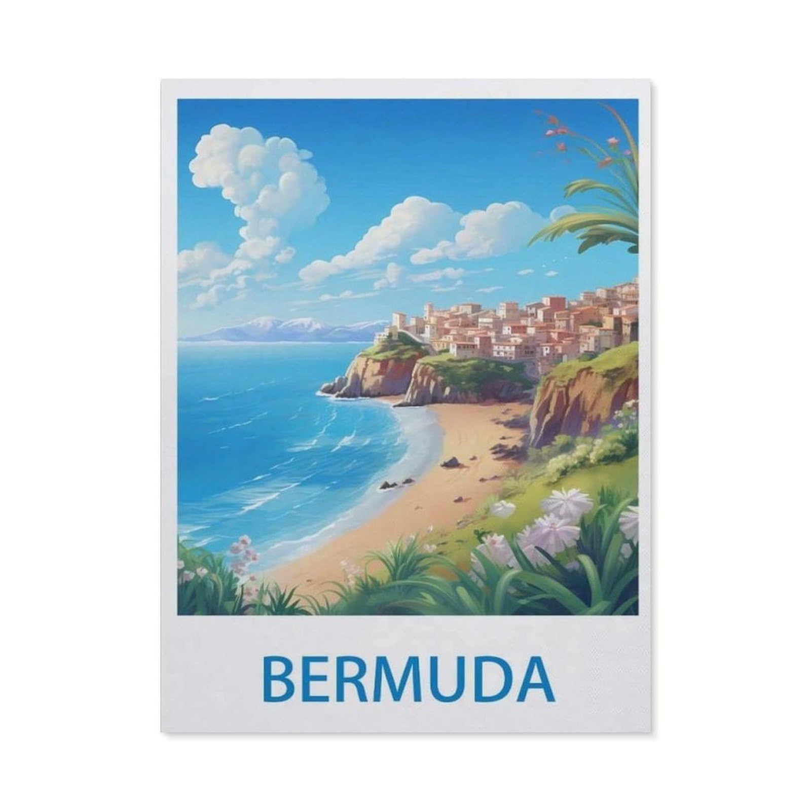 BEAYODKP 5D DIY Diamond Painting kit，Bermuda（50x60cm）
