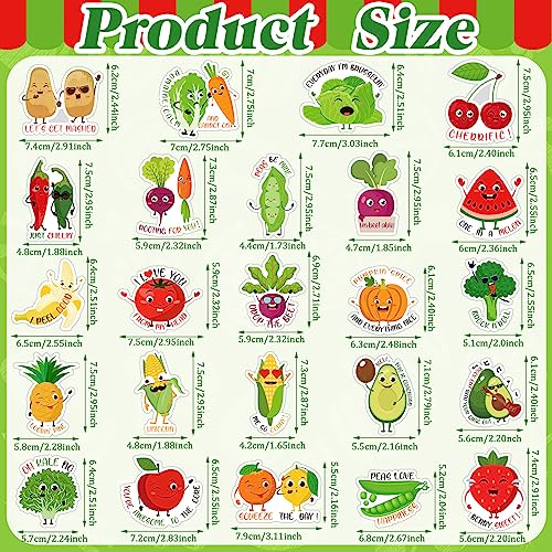 Imanes decorativos frutas y verduras set 24 pcs miniatura 3
