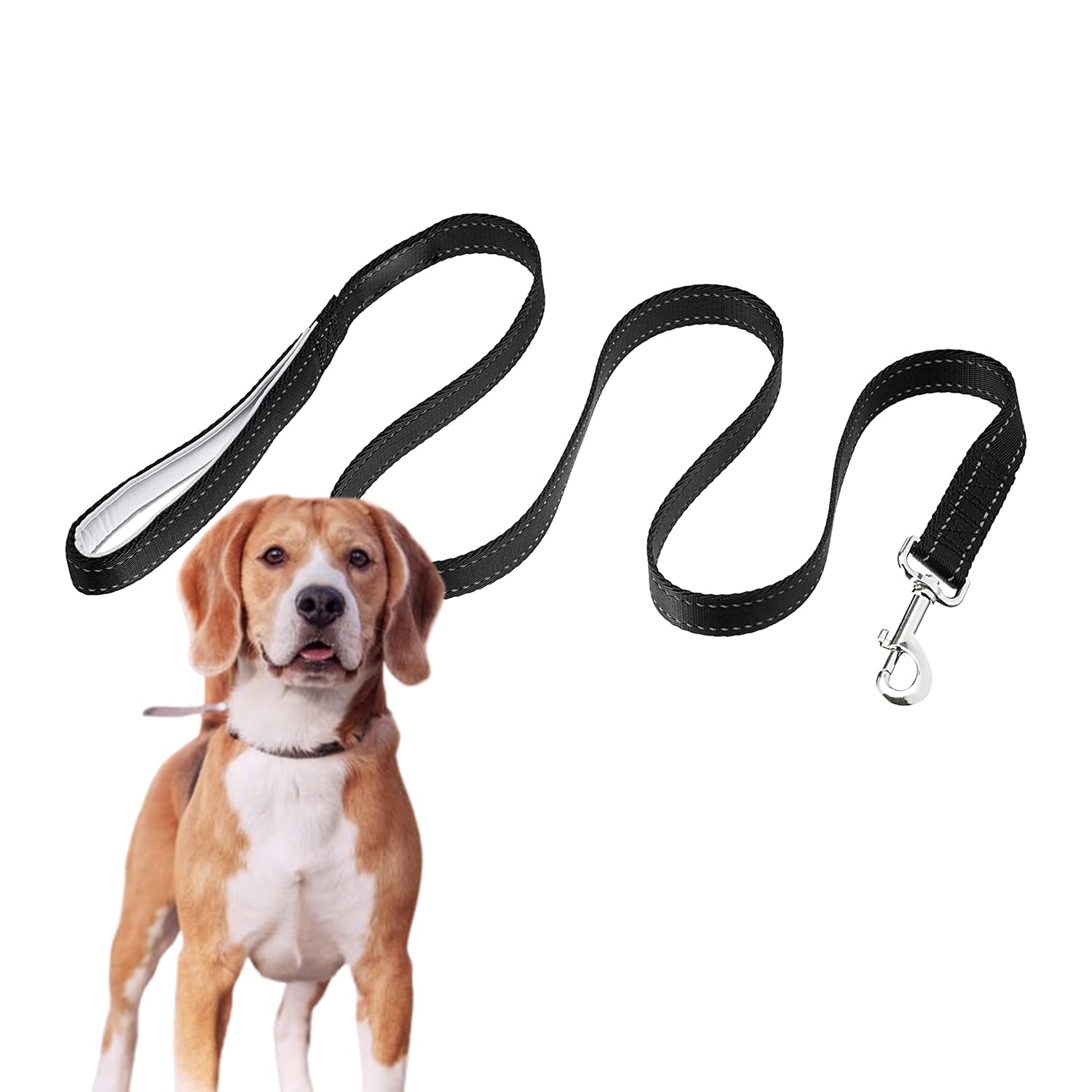 Edipets, Correa Perro, 1.2 Metros, Costuras Reforzadas y Reflectantes, Diseño Práctico, Mosquetón de Acero