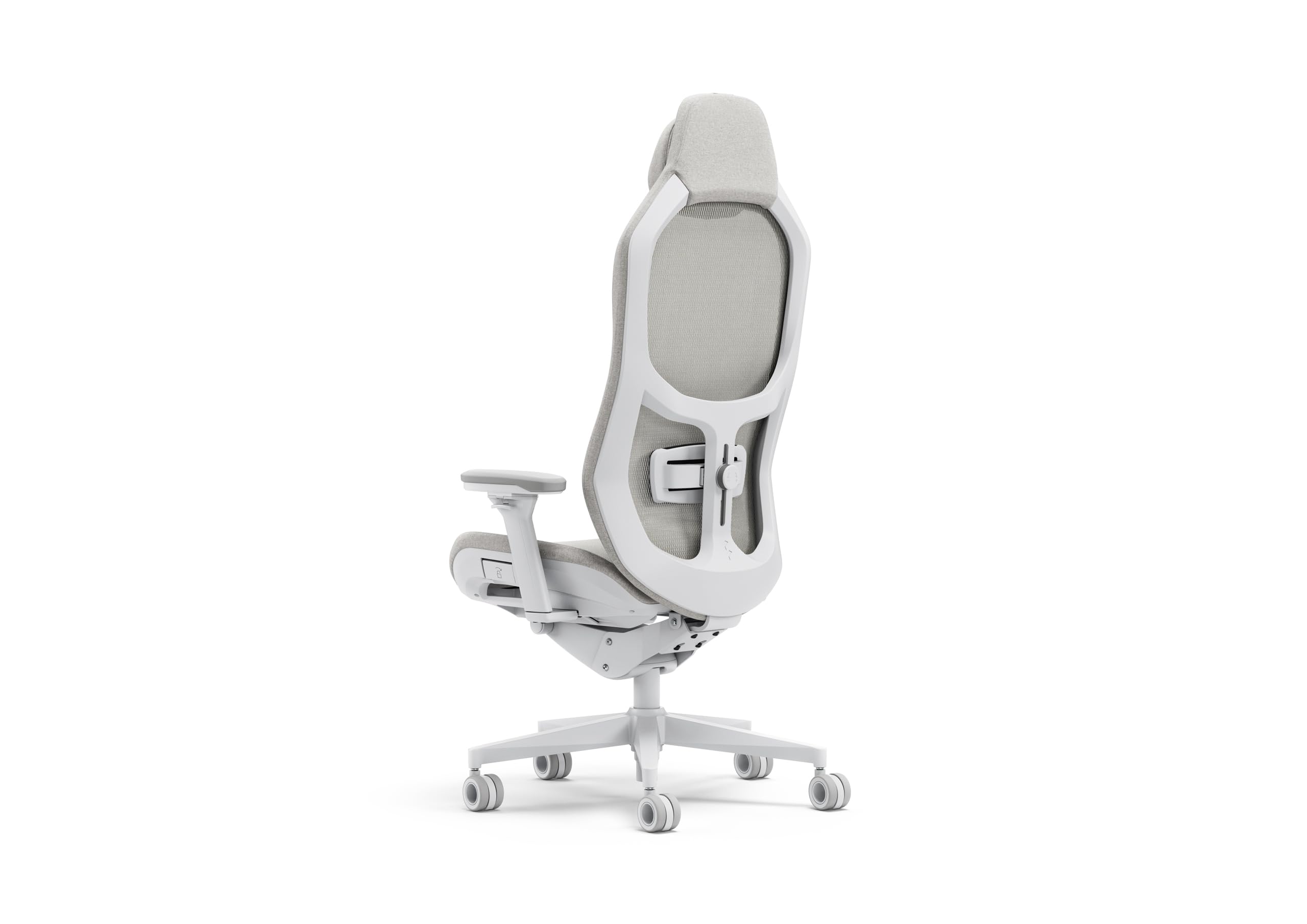 Fractal Design Refine Mesh Light Gaming Chair - Ergonomic Office Desk Chair Functionality with 4D Adjustable Armrests, High-Back Support, Lumbar Cushion, And Breathable Mesh