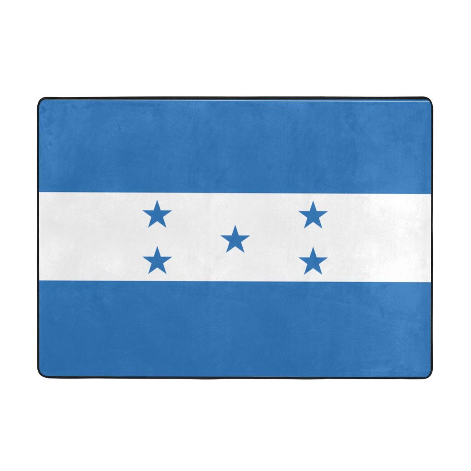 Tapis de sol résistant aux taches drapeau Honduras grand format en tissu