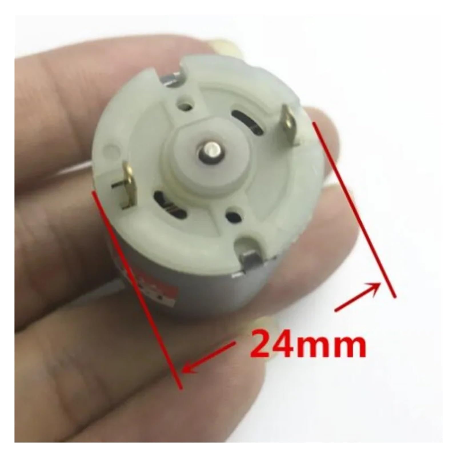 Motor de coche de control remoto de alta velocidad 3-12V 280, pequeño motor de CC con abrazadera de soporte