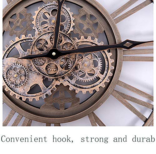 Horloge murale décorative vintage 24 pouces premium - 5