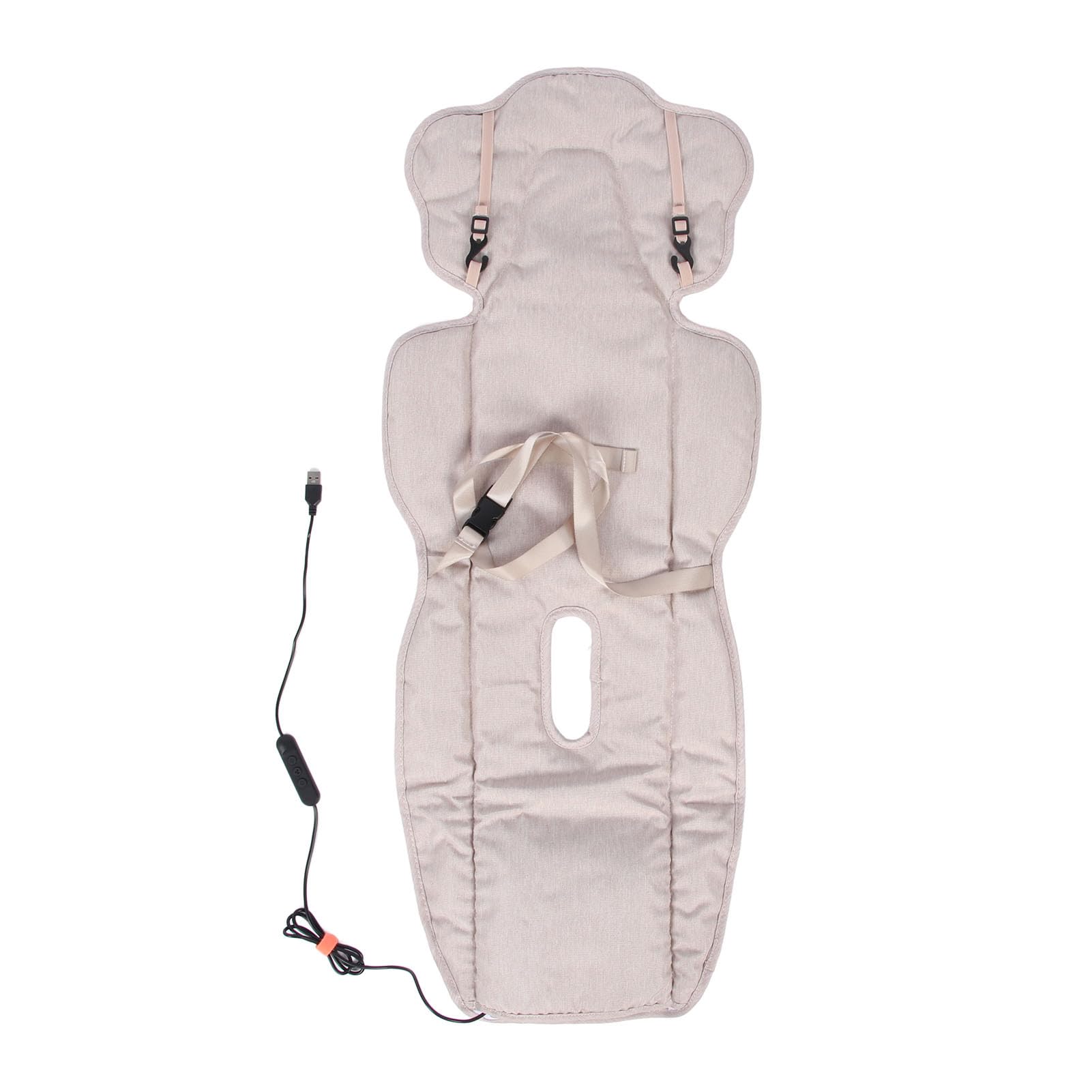 Tappetino di Raffreddamento per Auto per Bambini, Tappetino Traspirante Ventilato per Passeggino, Cuscino per Sedile Estivo Cool Touch per Bambino (Cachi)