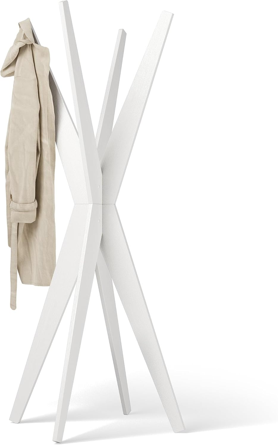 Mobili Fiver, Coat stand, Emma Ashwood White, Made In Italy