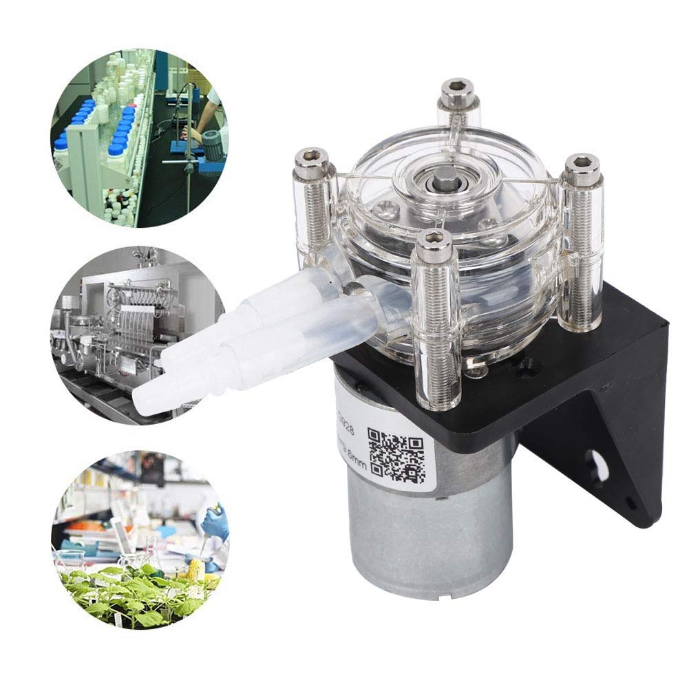 Pompe Péristaltique 500ml/min - 24V, Débit Elevé, Tête PC, Résistante à La Corrosion