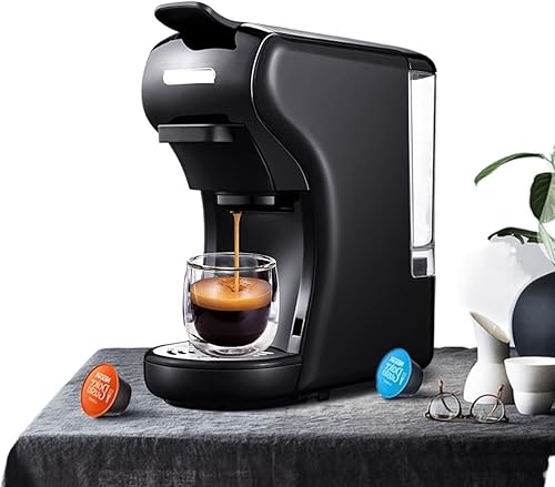 DYOSEN Cafetera de café 19 bares 3 en 1 y 4 en 1 de varias cápsulas cafetera de cápsulas Dolce MilkNexpresso Powder H1 color 3 en 1 H1 BK tamaño