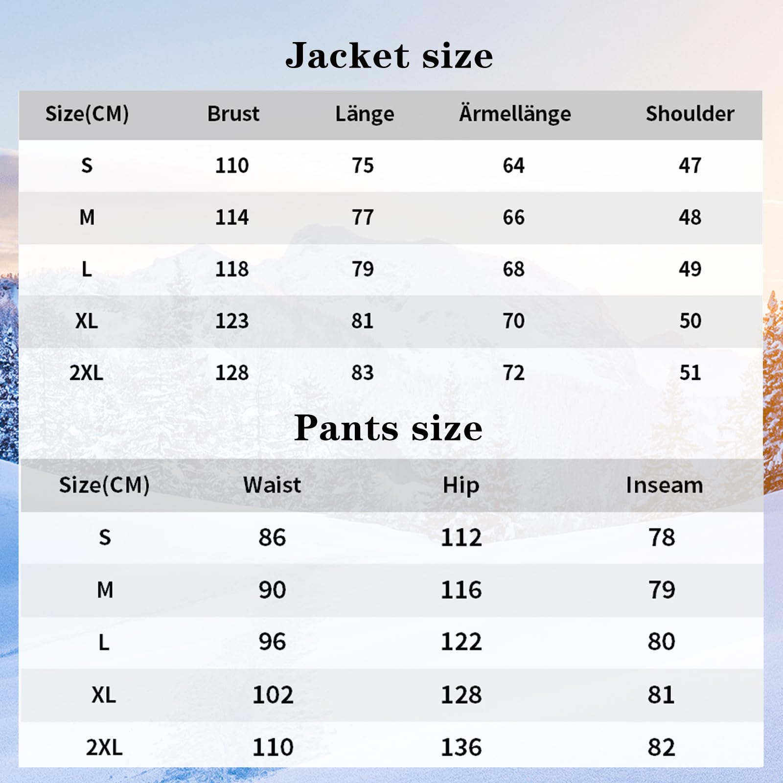 HOTIAN Conjunto de chaqueta y pantalones de esquí para mujer, 2 piezas, traje de esquí para mujer, resistente al agua, cortavientos, invierno, exterior, cálido, esquí, ropa de esquí para mujer