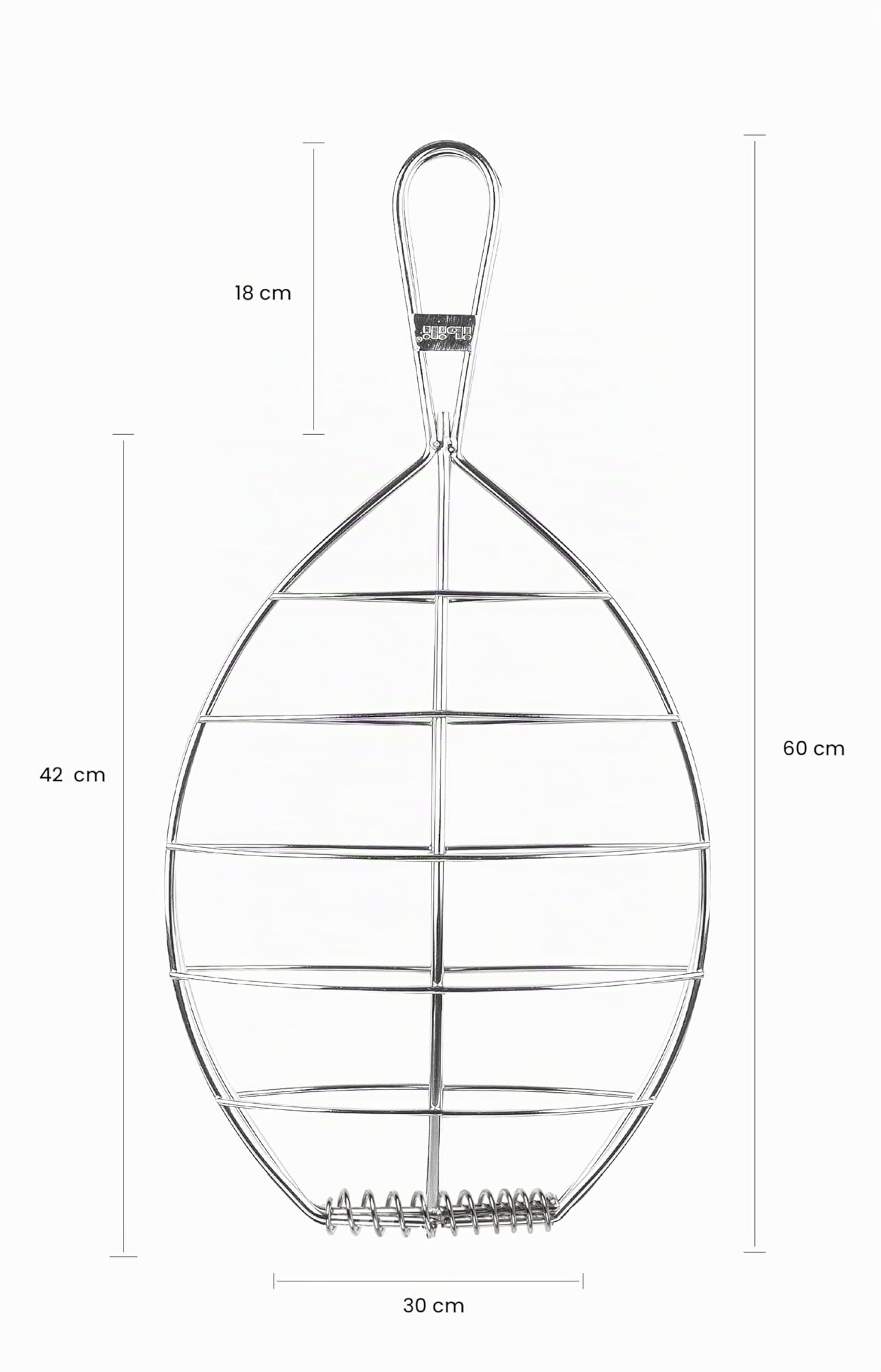IBILI Parrilla para Rodaballo - 42 x 30 cm - Acero Inoxidable 18%