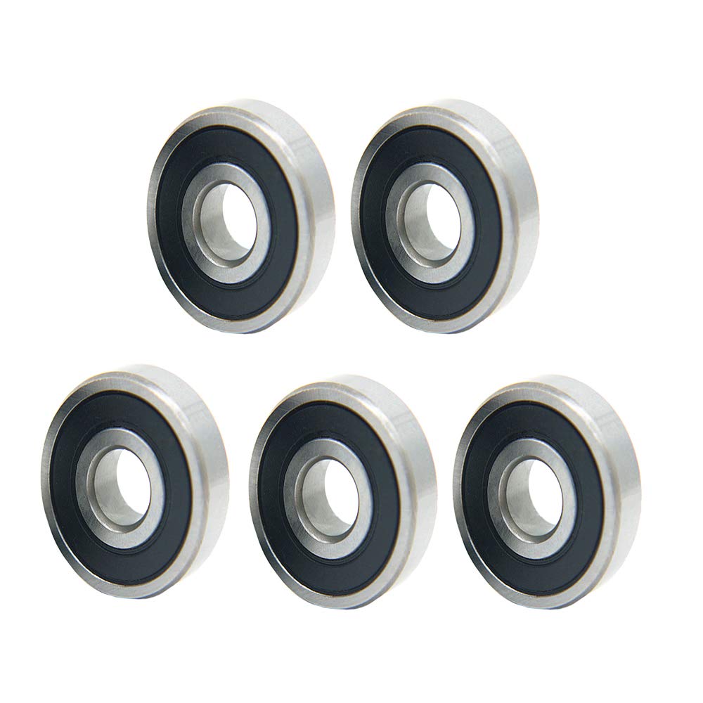 5 Pcs Deep Groove Ball Bearing Small Bearing 698RS Rubber Cover 8mm x 19mm x 6mm High Speed