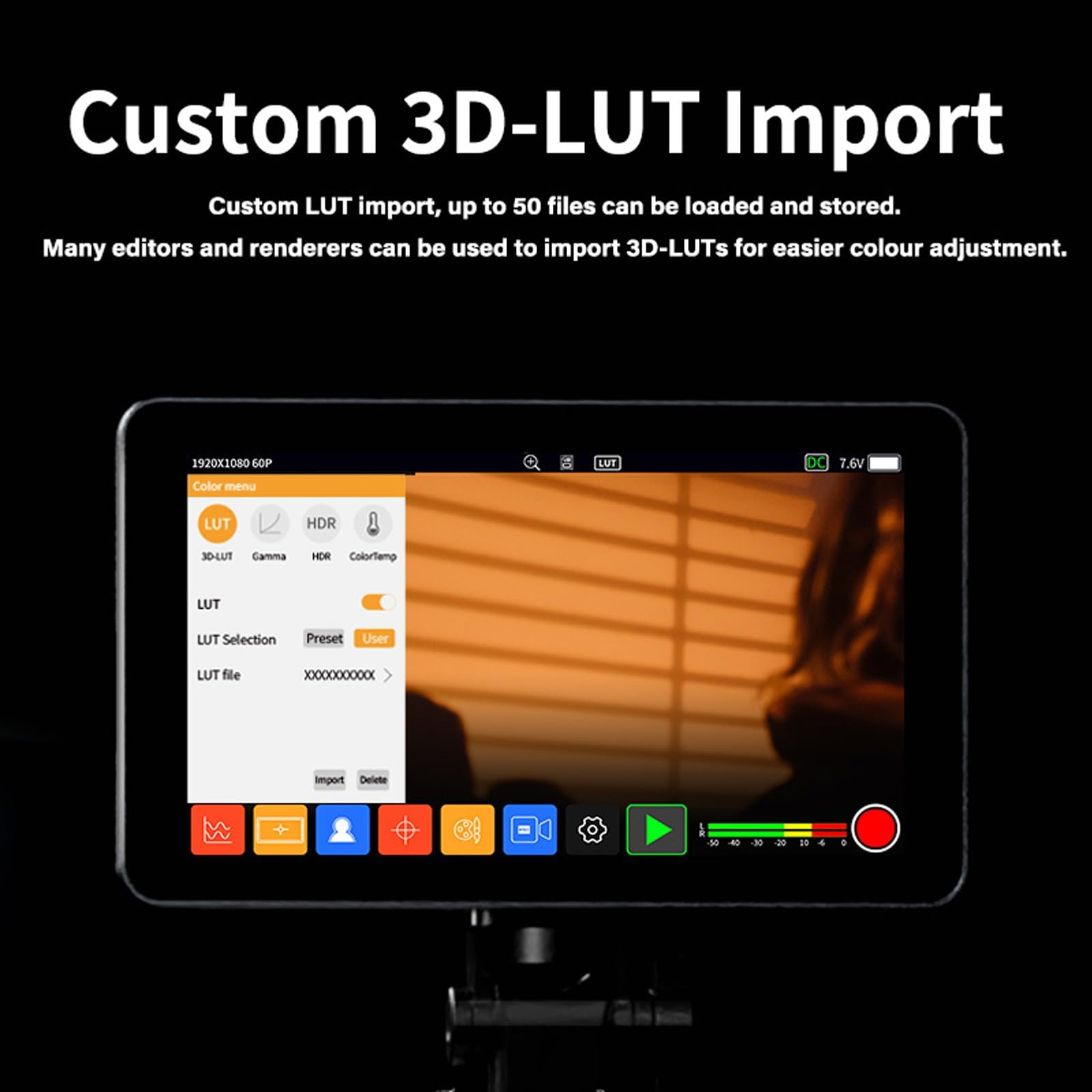 Amazon | Shimbol Memory I 5.5インチ 2000nits ビデオモニター、IPS