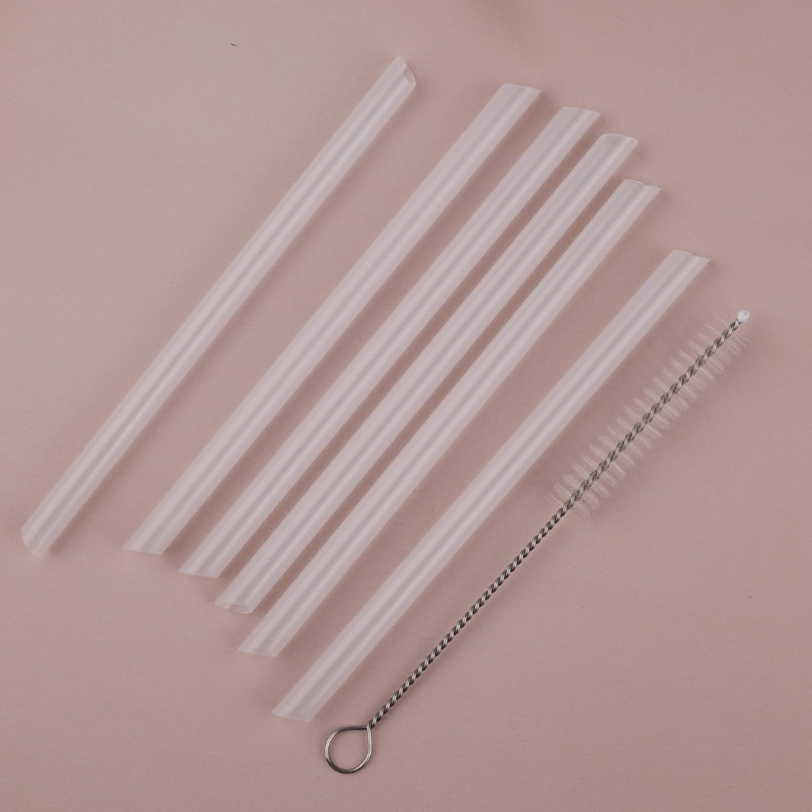 Lot De 4 Pailles De Rechange En Métal Compatibles Avec Les Bouteilles D