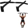 GRANDMA SHARK Pull Up Bar Wall Mounted, Chin Up Bar with Foam Padded Hand Grips, Upper Body Workout Bracket Bar for Home Gym Exercise Strength Training, Heavy Duty 200kg 440lbs