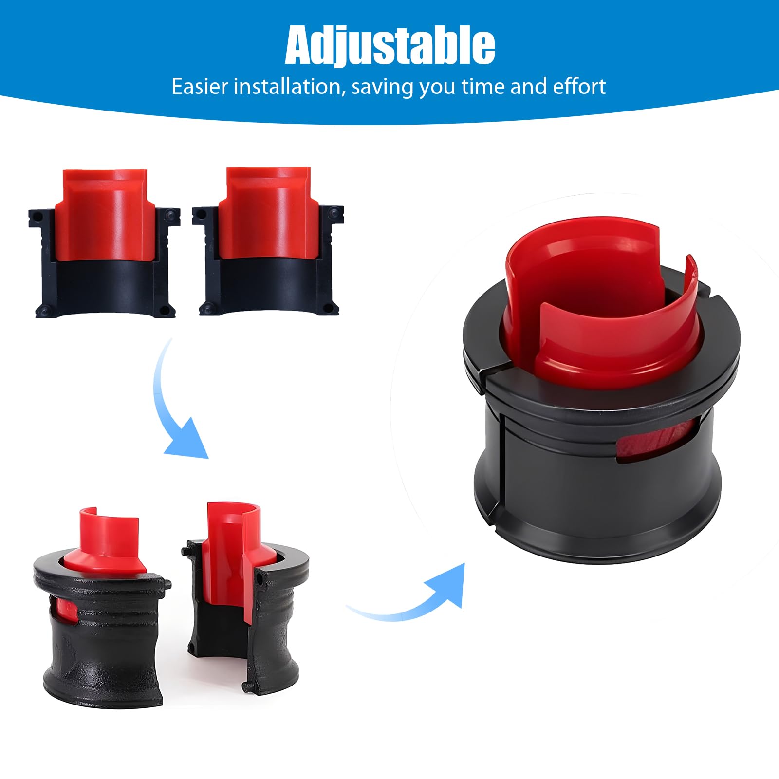 Set di 14 guarnizioni universali per moto, set di attrezzi per moto, 35 mm, 36 mm, 40 mm, 41 mm, 42 mm, 43 mm, 45 mm, 46 mm, 47 mm, 48 mm, 49 mm, 50 mm