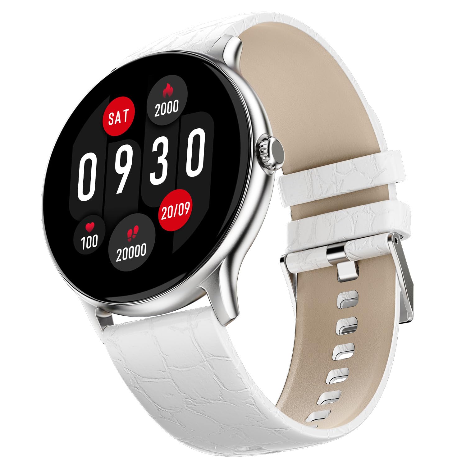 Fire-Boltt Phoenix Classic Smart Watch 1.39 inch Bluetooth Calling, AI Voice Assistant, Metal Body with 120+ Sports Modes, SpO2, Heart Rate Monitoring (White Classic)-image-48
