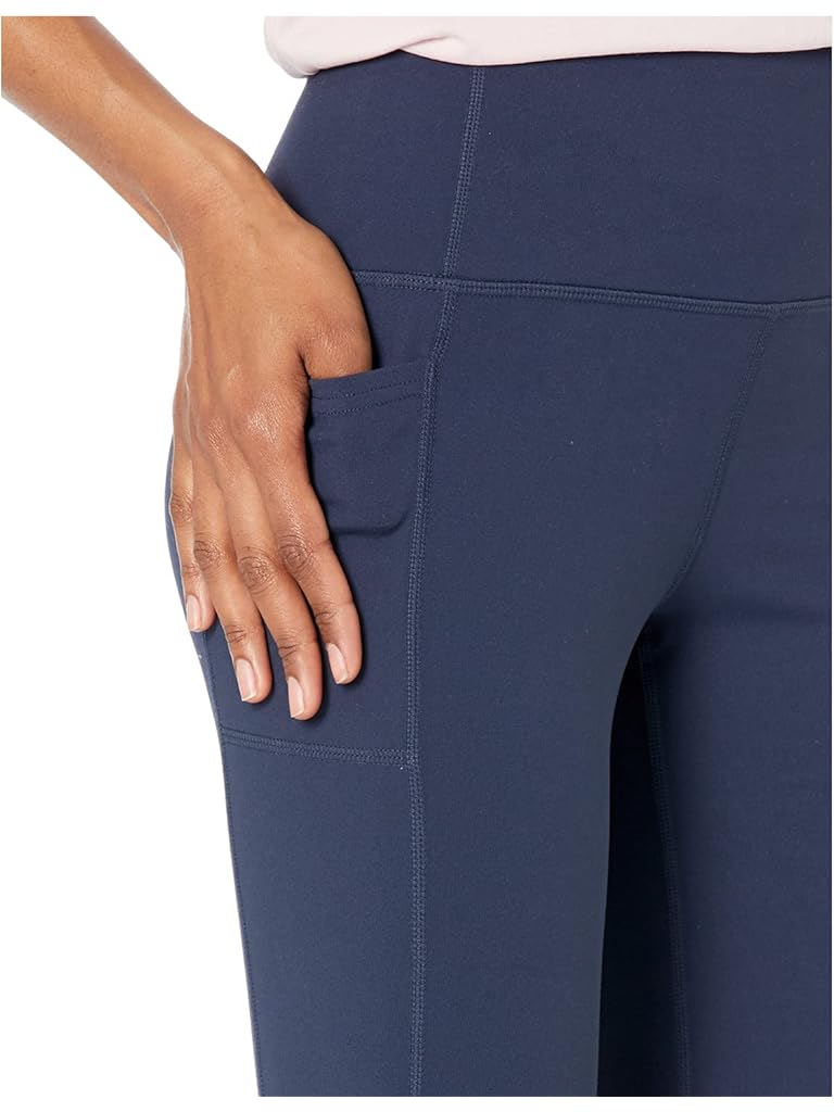 Navy SKECHERS GO WALK High Waisted Midcalf Leggings