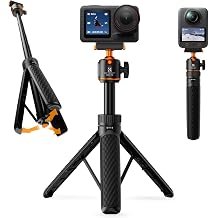K&F CONCEPT 25.6" Selfie Stick Tripod for DJI Osmo Action 5 Pro