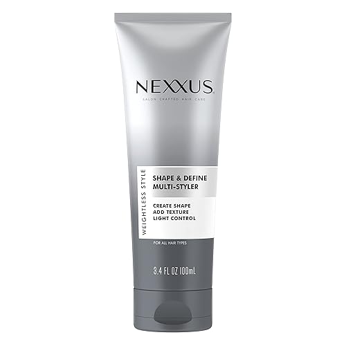 Nexxus Shape and Define Multi-Styler For a Light Hold Weightless Styling Cream Shape, Define and Texture Hair Styling Cream 3.4 oz