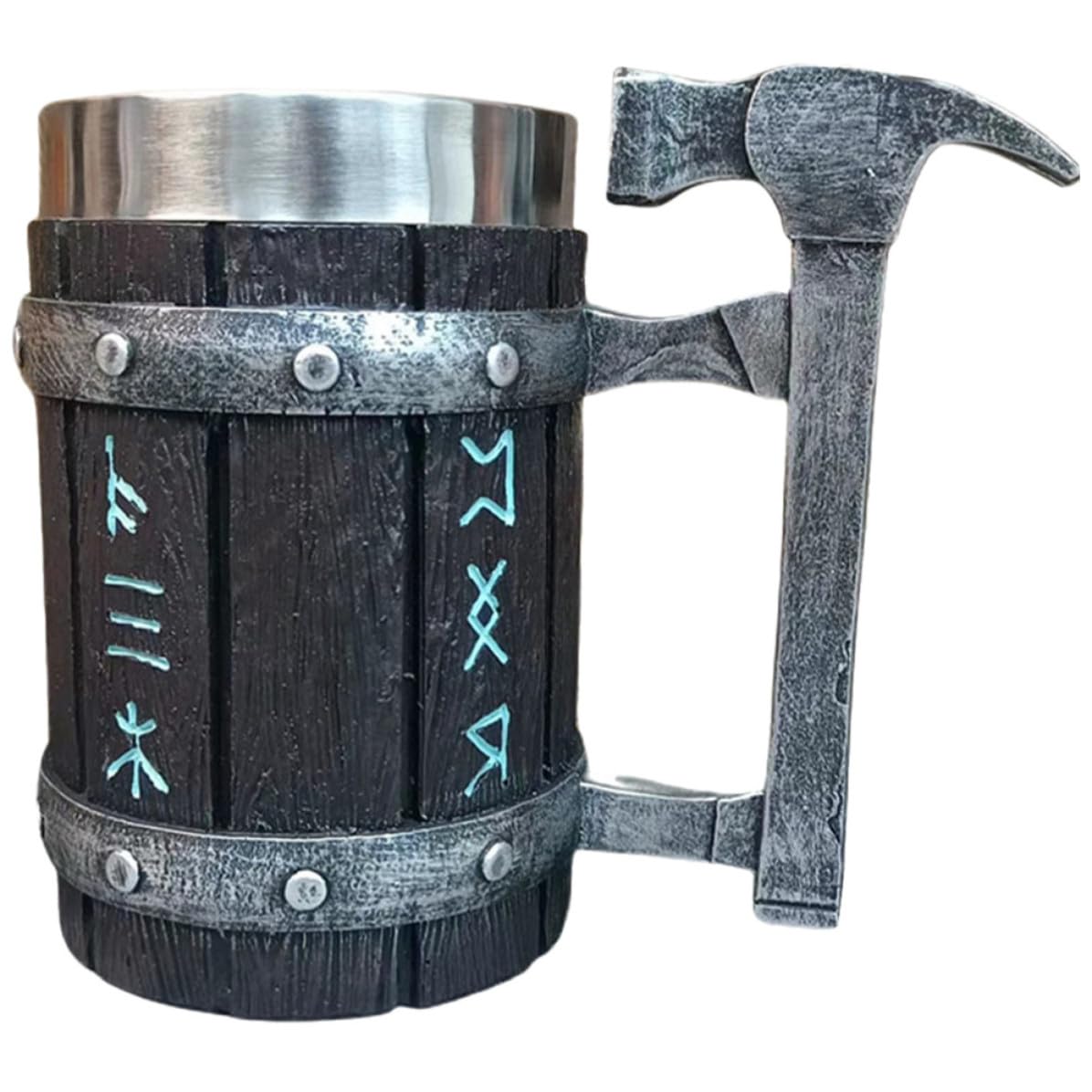 Taza reutilizable de madera VILLCASE para fiestas y reuniones con amigos