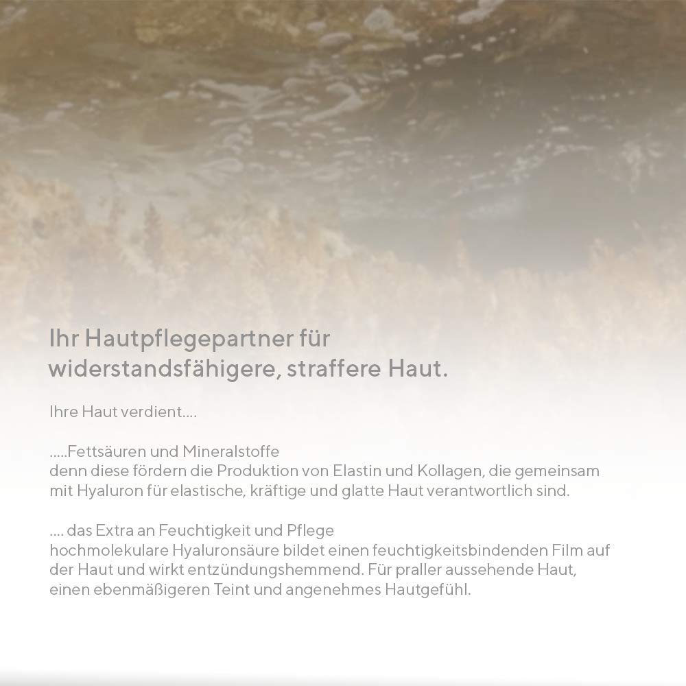 hyapur ® - NUDE Serum 15ml für glatte, gestärkte Haut und Anti-Aging mit Hyaluronsäure und Algenextrakten für Gesicht, Hals und Dekolleté - aus der Hyaluron Algen Serie