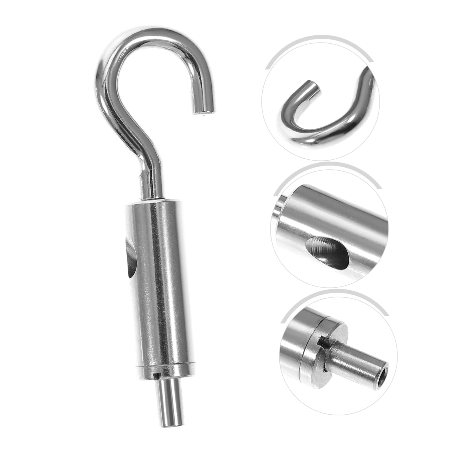 HAWILLOSCH 5pcs Heavy Duty Wire Rope Turn Buckle Cable Guide Hook for Tension Adjustment Eye Turnbuckle Hardware Accessories