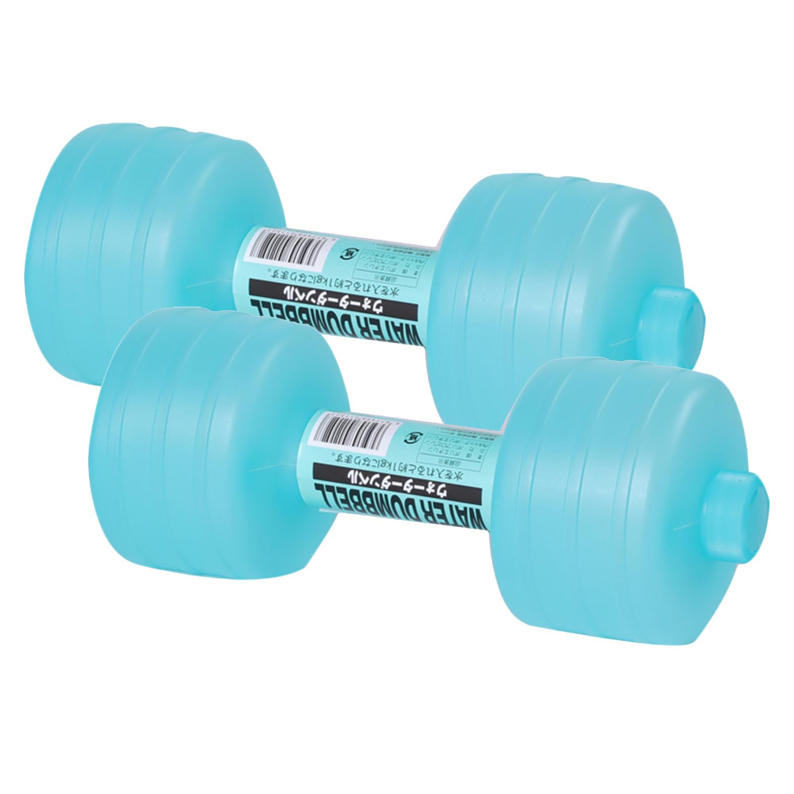 Water Dumbbells Set, Dumbbells Water Fillable, Travel, Adjustable Dumbbell Weight, Portable, for Men and Women - Strength Training - Fitness Training (Set of 2, Random Colour)