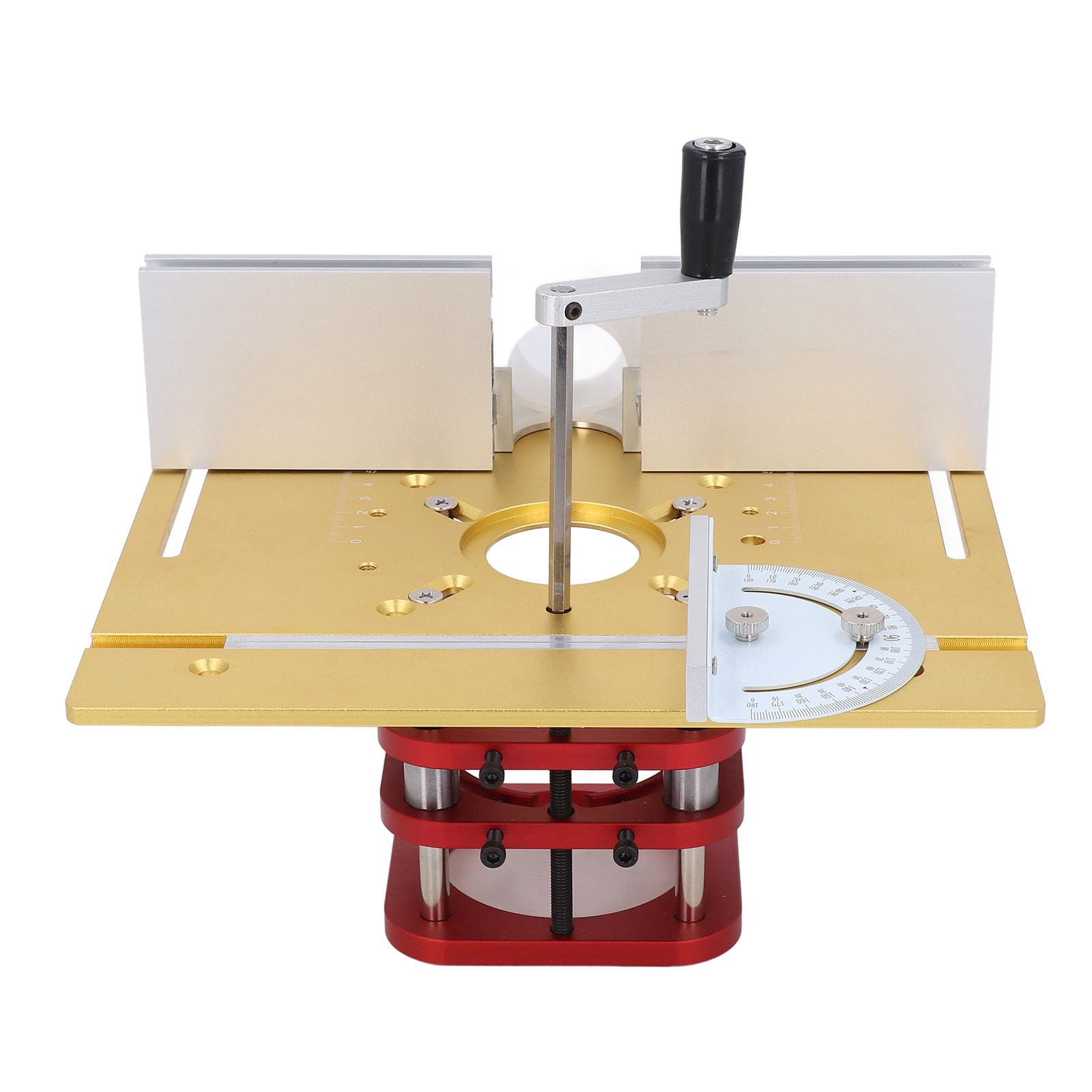 Dpofirs Kit de de Enrutador de Elevación Manual Kit de Elevación de Enrutador Duradero y Preciso para Carpintería, Fácil Instalación, para Entusiastas de la Artesanía y Carpinteros Profesionales