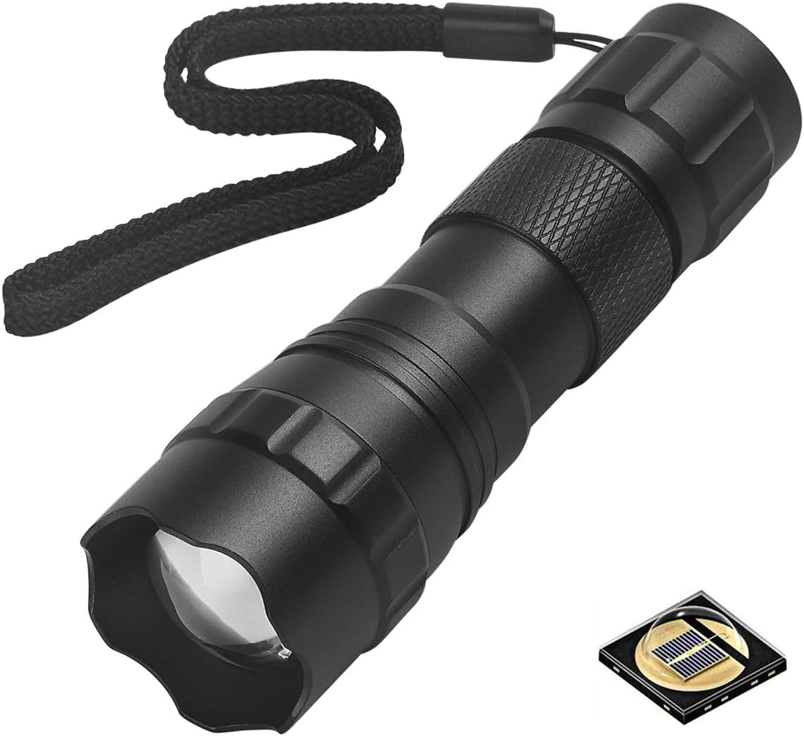 ULTRAFIRE 940nm IR Illuminator Flashlight,Zoomable nfrared