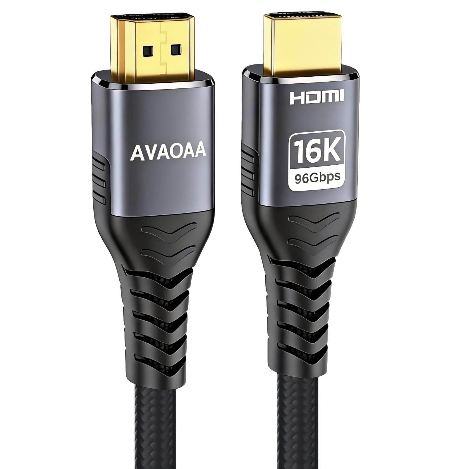 The Best Hdmi Cable For Surround Sound System of 2026 You Can Buy Today Avaoaa - Cable HDMI de 16 K 2.2 96 Gbps 6.6 pies, cable de ultra alta velocidad compatible con 8K/4K 240Hz 144Hz 120Hz 60Hz eARC HDR10+ HDCP2.3 cable HDMI compatible con PS5/Xbox/Switch 2/Roku TV/Mac Monitor portátil Blu-ray
