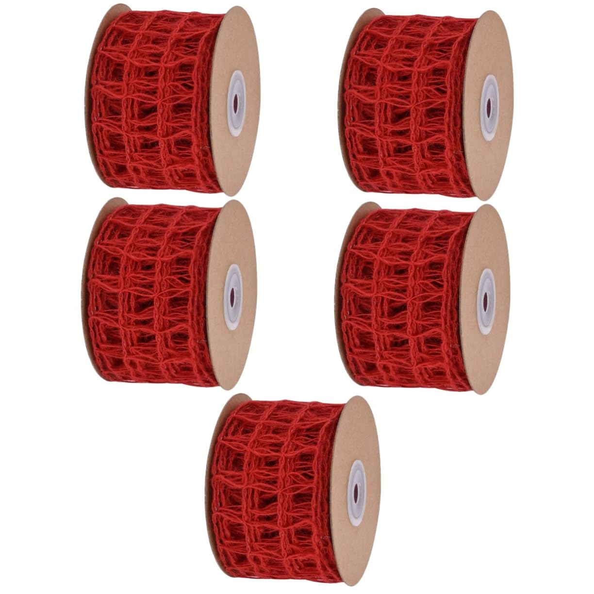 SEWACC 5stücke Weihnachtsdekoband Aus Jute Für -geschenkverpackungen Lagig Strängig Aus Robustem Flachs Für Kreative Bastelprojekte Festliche Anlässe Und Gartenarbeiten